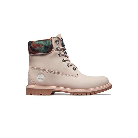 NEW Size 9 Camouflage Timberland Heritage 6-Inch Pink/Light Brown Boots A2M8P - Picture 1 of 12